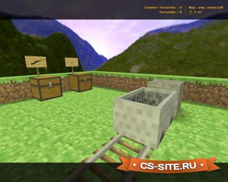 Карта Awp_Minecraft для CS 1.6