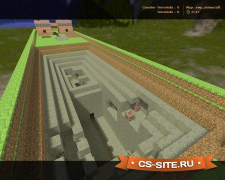 Карта Awp_Minecraft для CS 1.6